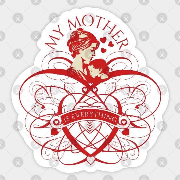 Mothers Day 2023 2024 Mother Is Everything Sticker by alcoshirts